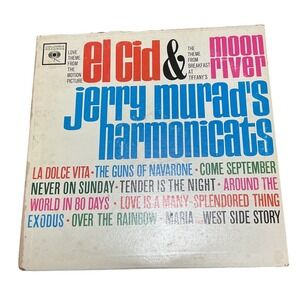 Jerry Murad's Harmonicats El Cid Moon River  LP Columbia CL 1753 Movie Themes